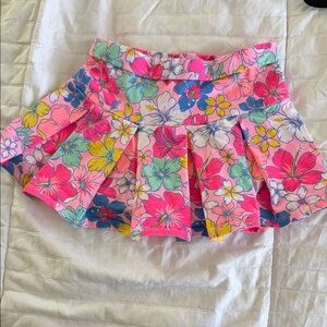 Isaac Mizrahi Floral Kids Skirt - Pink, Yellow, Blue